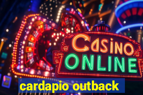 cardapio outback